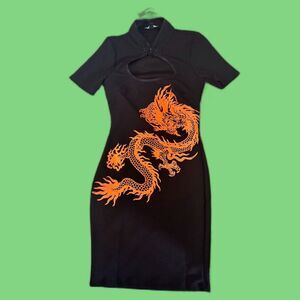 Size XS Dragon Cheongsam Dress